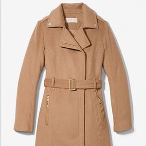 MICHAEL KOHRS Camel Wool Coat with Belt